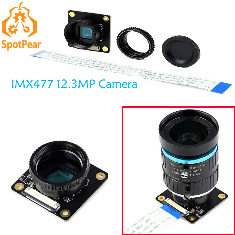 Raspberry Pi Global Shutter Camera Imx296 - Fotocamera Raspberry Pi HQ CS/C di